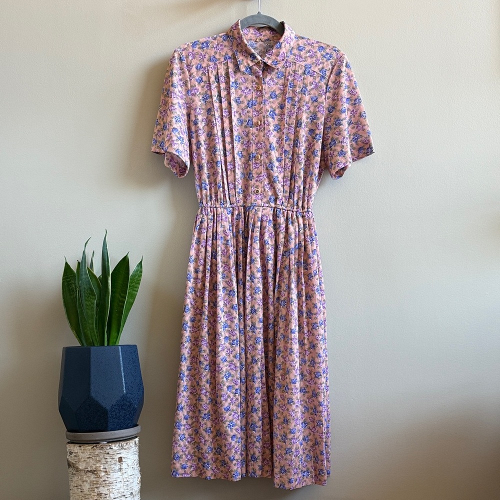 Vintage Floral Women's Dress size 4
